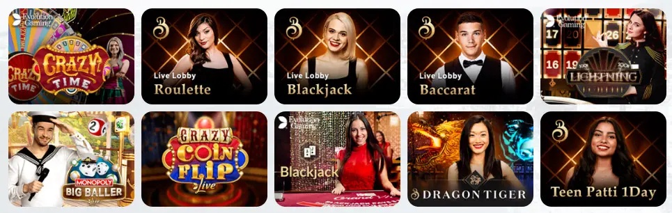 Jeux de casino en direct Lucky8 Casino